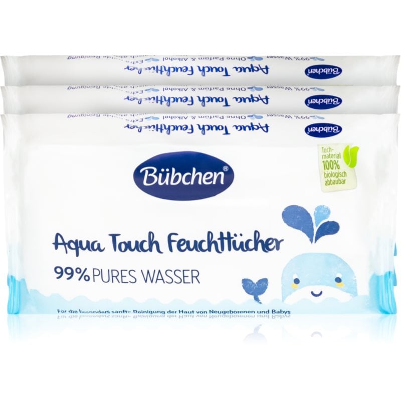 Bübchen Aqua Touch мокри кърпички за деца