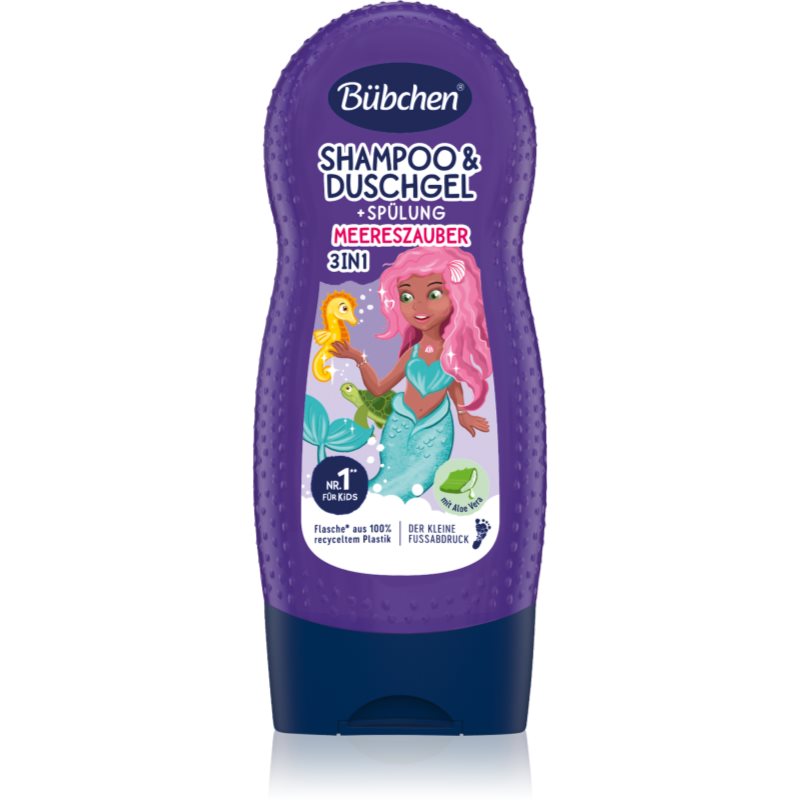 Bübchen Kids Shampoo & Shower Gel & Conditioner шампоан, балсам и душ гел 3 в 1 - Грижа за коса - Сравни цени от 1 магазин с безплатна доставка