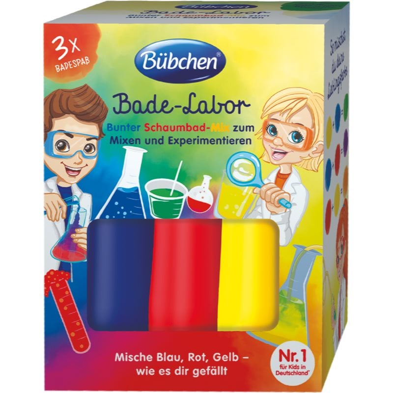 Bübchen Kids Bath Laboratory комплект за правене на сапуни 3x