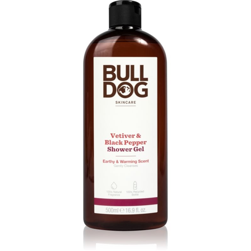 Bulldog Vetiver and Black Pepper душ-гел за мъже