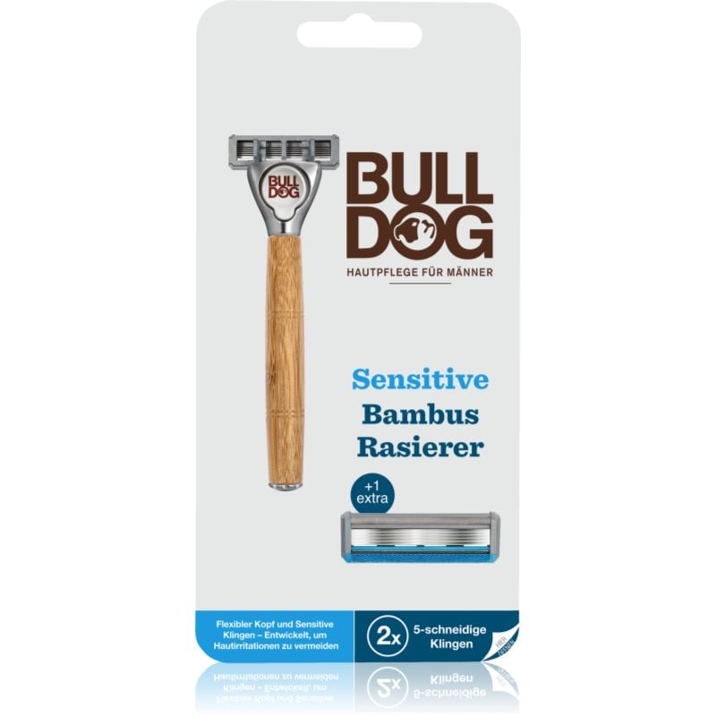 Bulldog Sensitive Bamboo Razor and Spare самобръсначка + резервни остриета