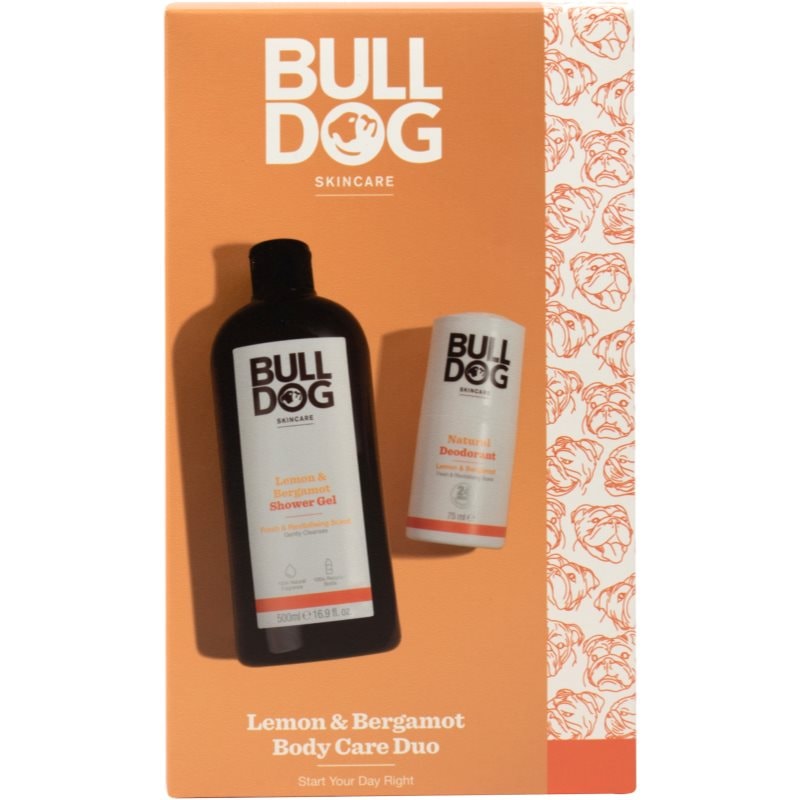 Bulldog Bulldog Lemon & Bergamot Body Care Duo подаръчен комплект за тяло - Унисекс парфюм - Сравни цени от 1 магазин с безплатна доставка