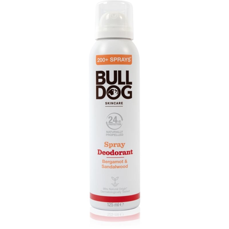 Bulldog Bergamot & Sandalwood Spray Deodorant дезодорант в спрей без алуминий - Грижа за тяло - Сравни цени от 1 магазин с безплатна доставка