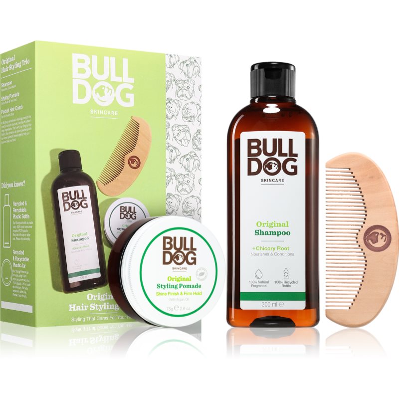 Bulldog Bulldog Original Hair Styling Trio подаръчен комплект за мъже - Мъжки парфюм - Сравни цени от 1 магазин с безплатна доставка