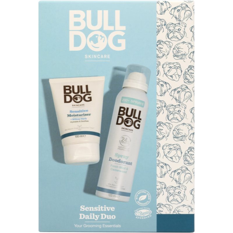 Bulldog Sensitive Duo подаръчен комплект за тяло и лице за мъже - Комплект - Сравни цени от 1 магазин с безплатна доставка