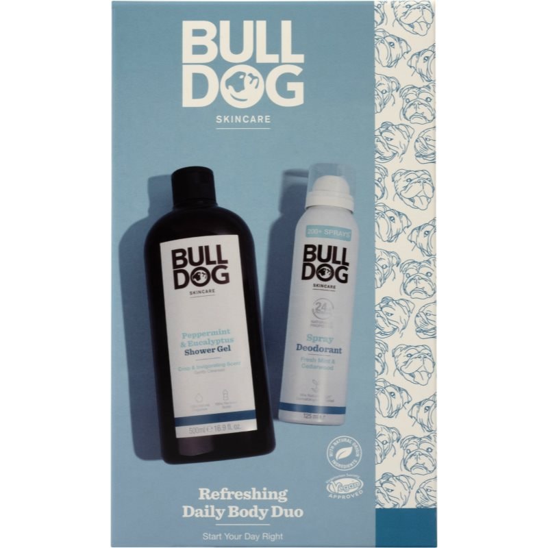 Bulldog Fresh Mint Duo подаръчен комплект за тяло за мъже - Комплект - Сравни цени от 1 магазин с безплатна доставка