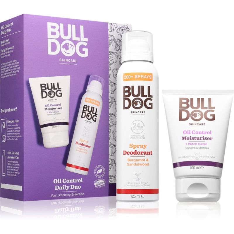 Bulldog Bulldog Oil Control Daily Duo подаръчен комплект за мъже - Мъжки парфюм - Сравни цени от 1 магазин с безплатна доставка