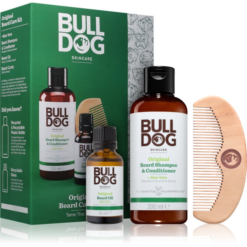 Bulldog Original Beard Care Kit подаръчен комплект за мъже Peach Wood - Комплект - Сравни цени от 1 магазин с безплатна доставка