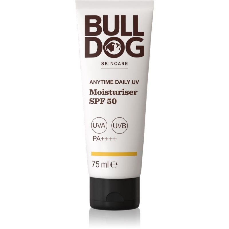 Bulldog Bulldog Anytime Daily UV Moisturiser хидратиращ крем SPF 50 - Унисекс парфюм 75мл - Сравни цени от 1 магазин с безплатна доставка