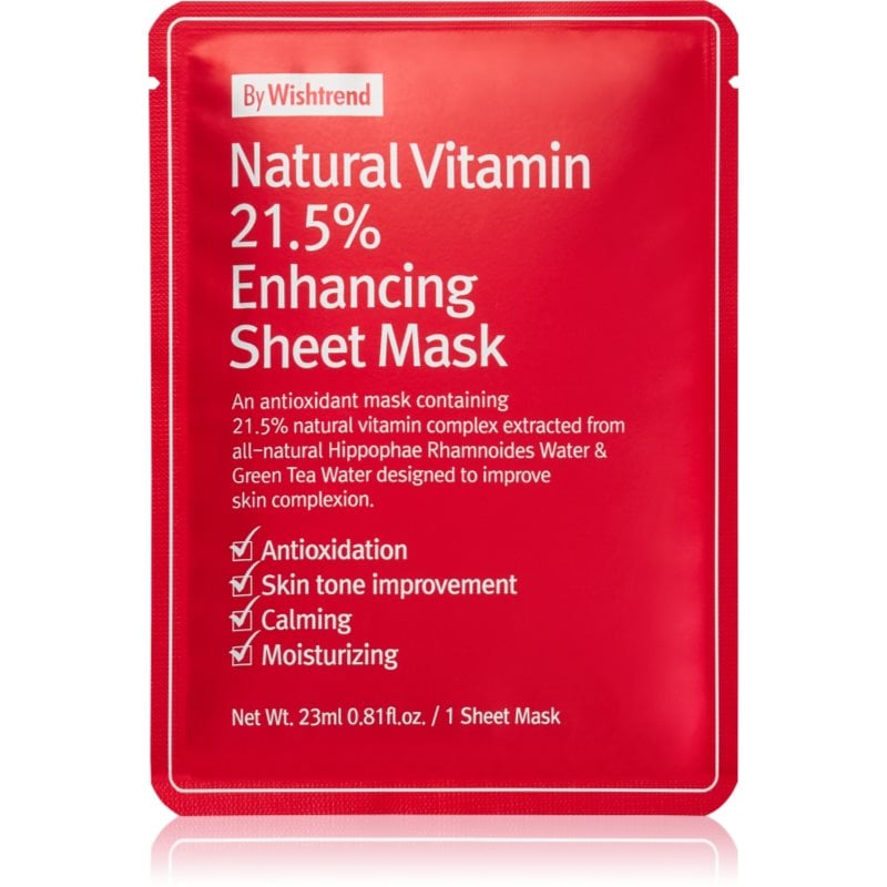 By Wishtrend Natural Vitamin подсилваща платнена маска