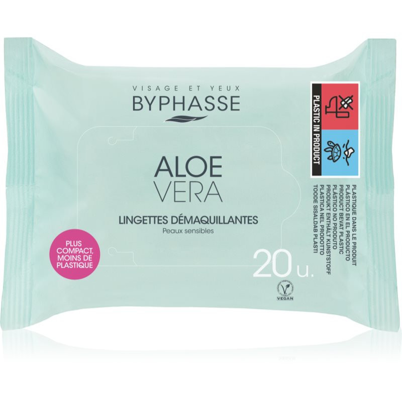 BYPHASSE Aloe Vera кърпички за почистване на грим - Грижа за лице - Сравни цени от 1 магазин с безплатна доставка