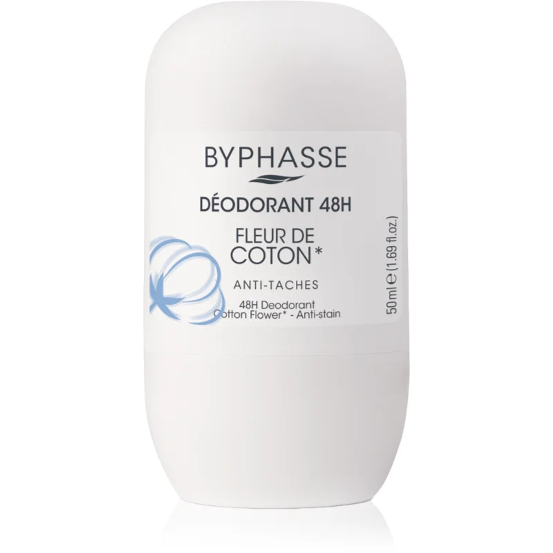 BYPHASSE Cotton Flower рол-он - Грижа за тяло - Сравни цени от 1 магазин с безплатна доставка