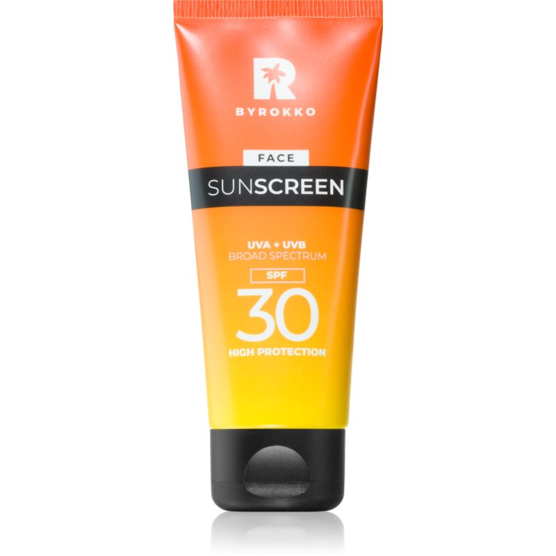 ByRokko ByRokko Sunscreen слънцезащитен крем за лице SPF 30 - Унисекс парфюм 50мл - Сравни цени от 1 магазин с безплатна доставка