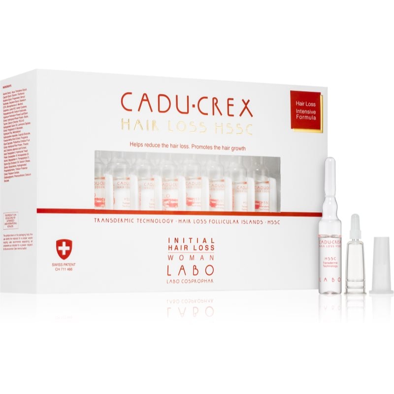 CADU-CREX Hair Loss HSSC Initial Hair Loss грижа за косата за жени против започващ косопад за жени 20x3 - Грижа за коса - Сравни цени от 1 магазин с безплатна доставка
