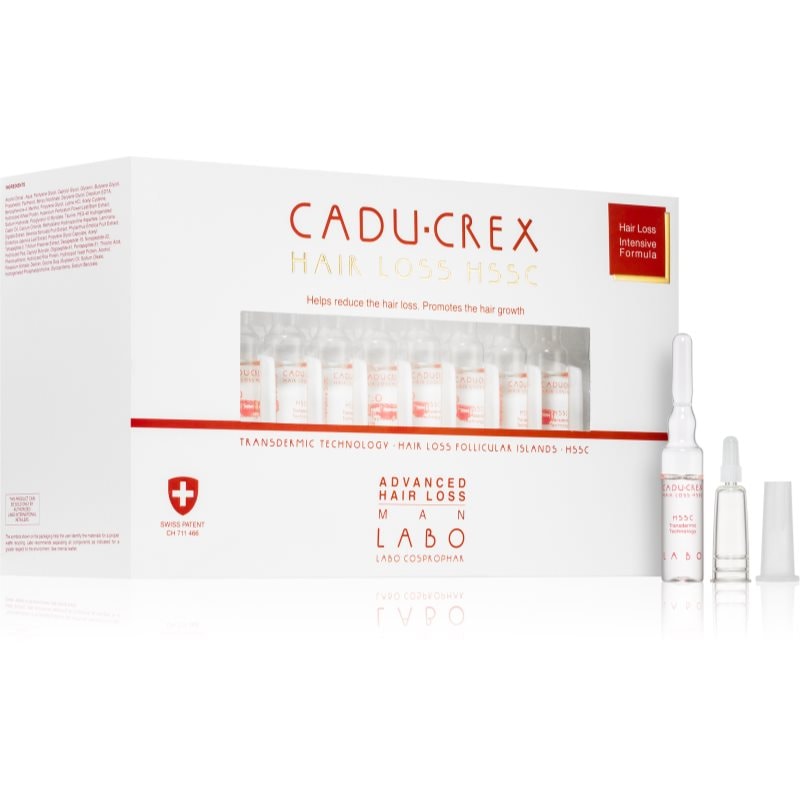 CADU-CREX CADU-CREX Hair Loss HSSC Advanced Hair Loss грижа за косата за мъже против напреднал косопад за мъже 40x3, - Мъжки парфюм 5мл - Сравни цени от 1 магазин с безплатна доставка