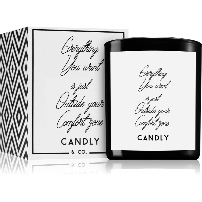 Candly & Co. Everything you want is just outside your comfort zone ароматна свещ 250 гр. - Аромат - Сравни цени от 1 магазин с безплатна доставка