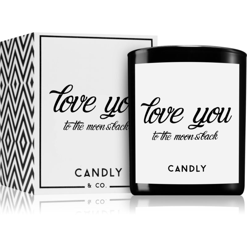 Candly & Co. Love you to the moon and back ароматна свещ 250 гр. - Аромат - Сравни цени от 1 магазин с безплатна доставка