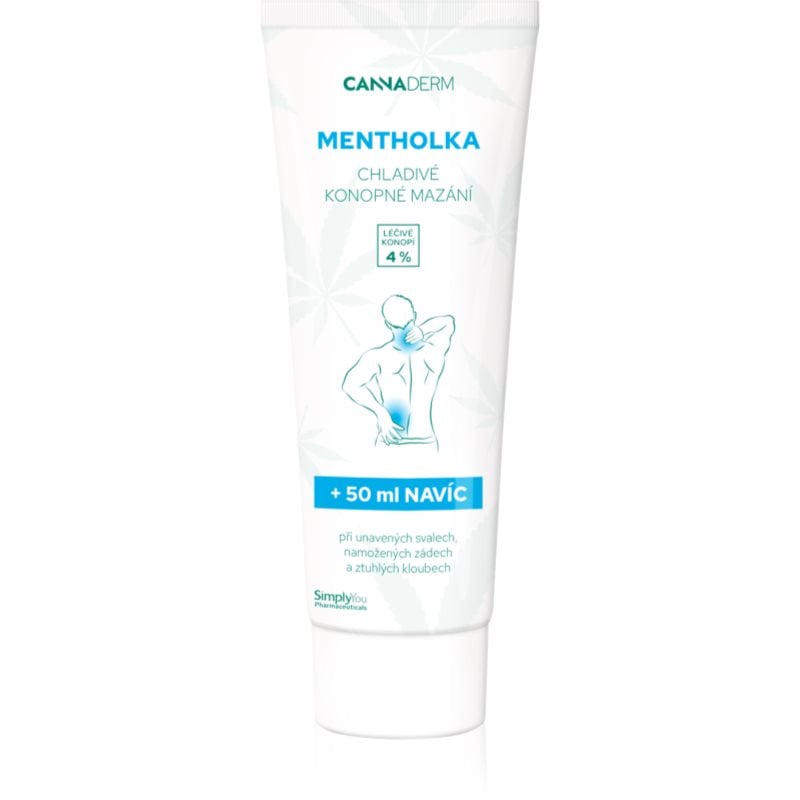 Cannaderm Mentholka hemp lubrication масажен крем с охлаждащ ефект