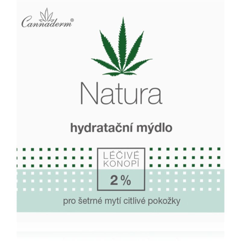 Cannaderm Natura Moisturizing soap pH 5.5 хидратиращ сапун с конопено масло