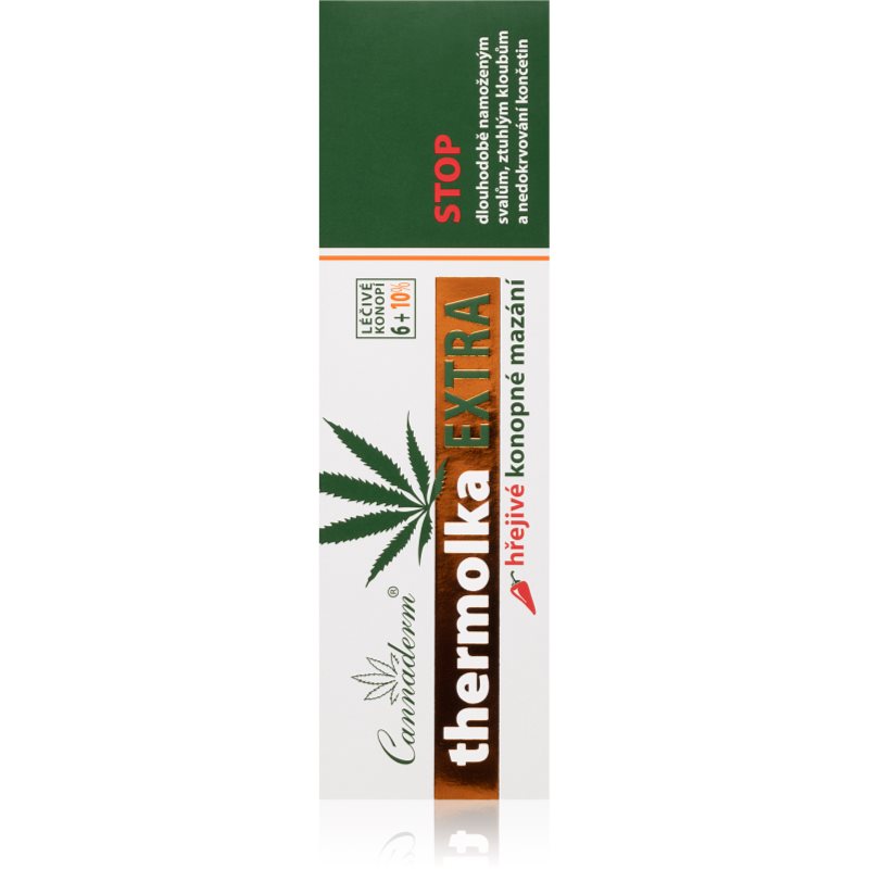 Cannaderm Thermolka Extra масажен крем със загряващ ефект - Грижа за тяло - Сравни цени от 1 магазин с безплатна доставка