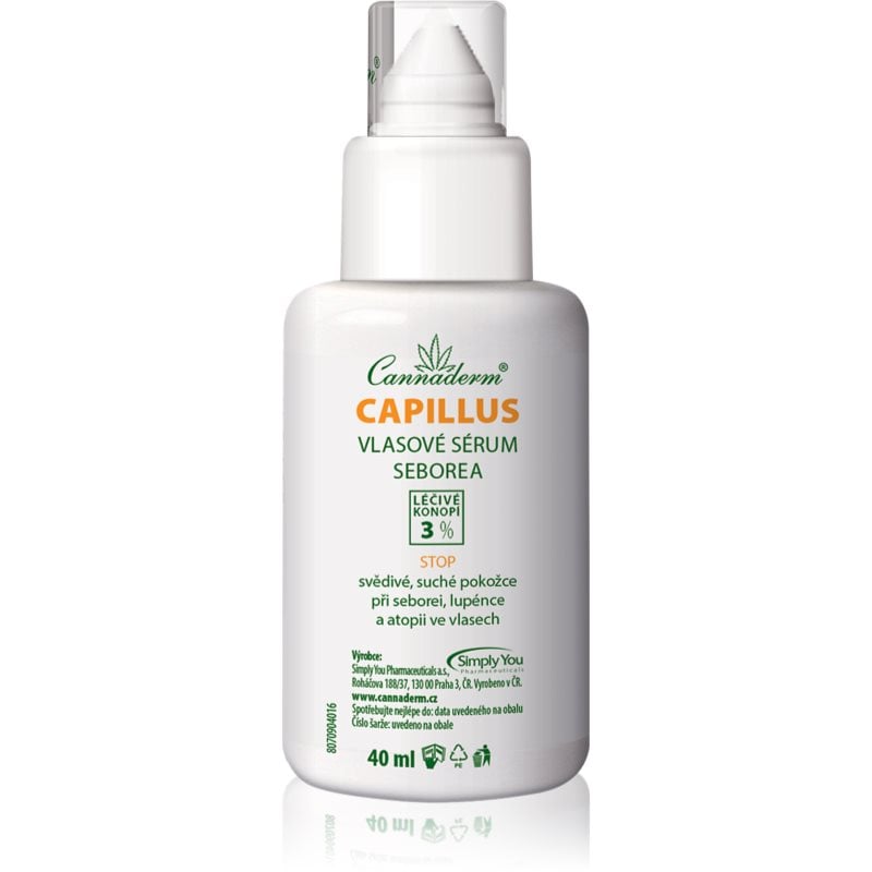 Cannaderm Capillus Seborea Hair Serum активен серум за суха и сърбяща кожа на главата