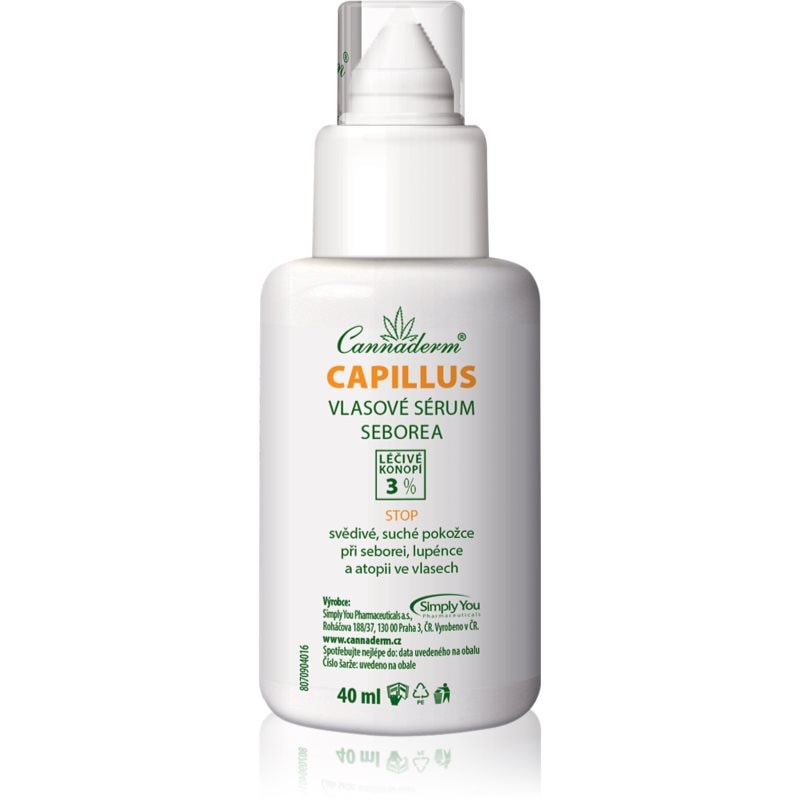 Cannaderm Capillus Seborea Hair Serum активен серум за суха и сърбяща кожа на главата - Грижа за коса - Сравни цени от 1 магазин с безплатна доставка