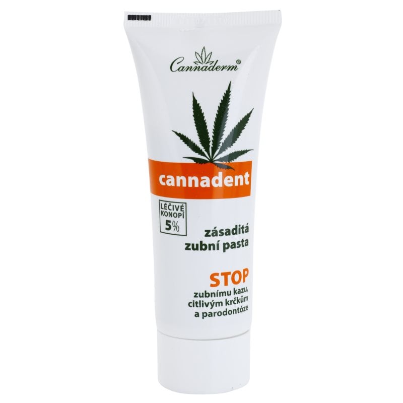 Cannaderm Cannadent Alkaline toothpaste билкова паста за зъби с конопено масло 75 гр.