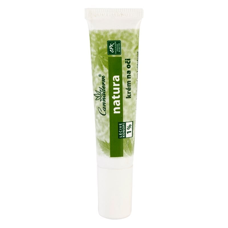 Cannaderm Natura Eye Cream екстра подхранващ крем за околоочната зона с конопено масло