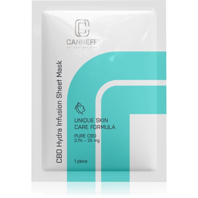 Canneff Balance CBD Hydra Infusion Sheet Mask хидратираща платнена маска - Грижа за лице - Сравни цени от 1 магазин с безплатна доставка
