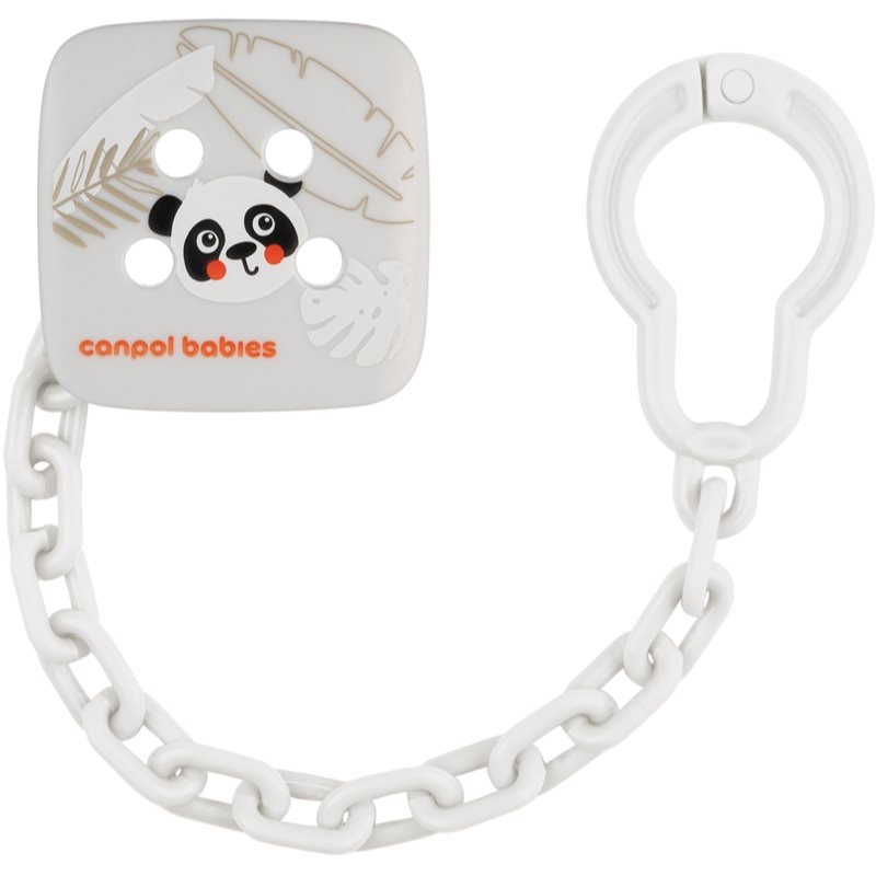 Canpol babies BabiesBoo Soothers Holder верижка за биберон Panda - За деца - Сравни цени от 1 магазин с безплатна доставка