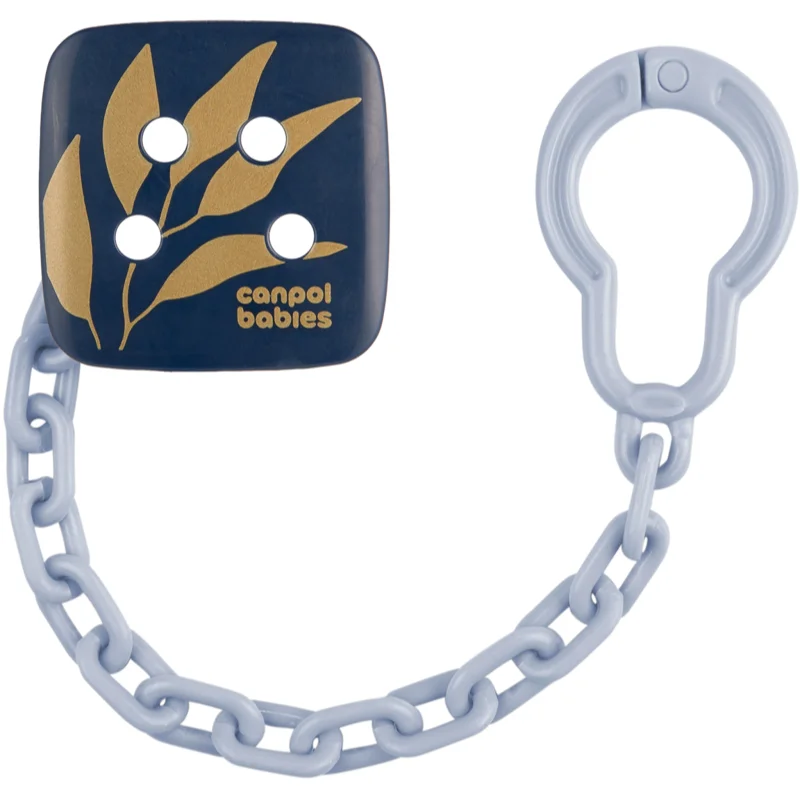 Canpol babies Gold Soothers Holder верижка за биберон Blue - За деца - Сравни цени от 1 магазин с безплатна доставка