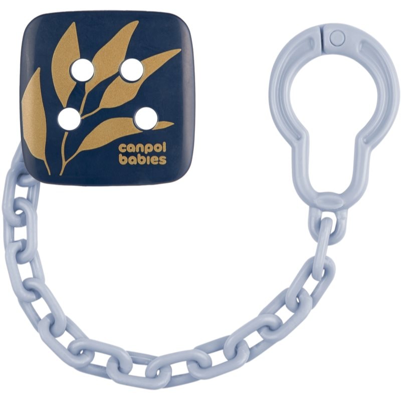 Canpol babies Gold Soothers Holder верижка за биберон Blue - За деца - Сравни цени от 1 магазин с безплатна доставка