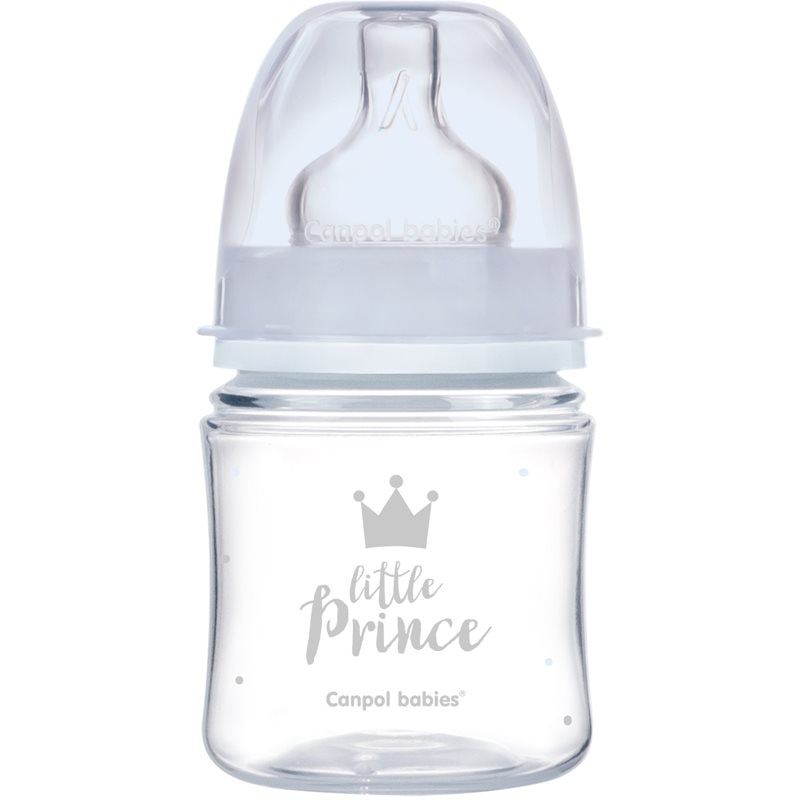 Canpol babies Royal Baby бебешко шише 0m+ Blue - За деца - Сравни цени от 1 магазин с безплатна доставка