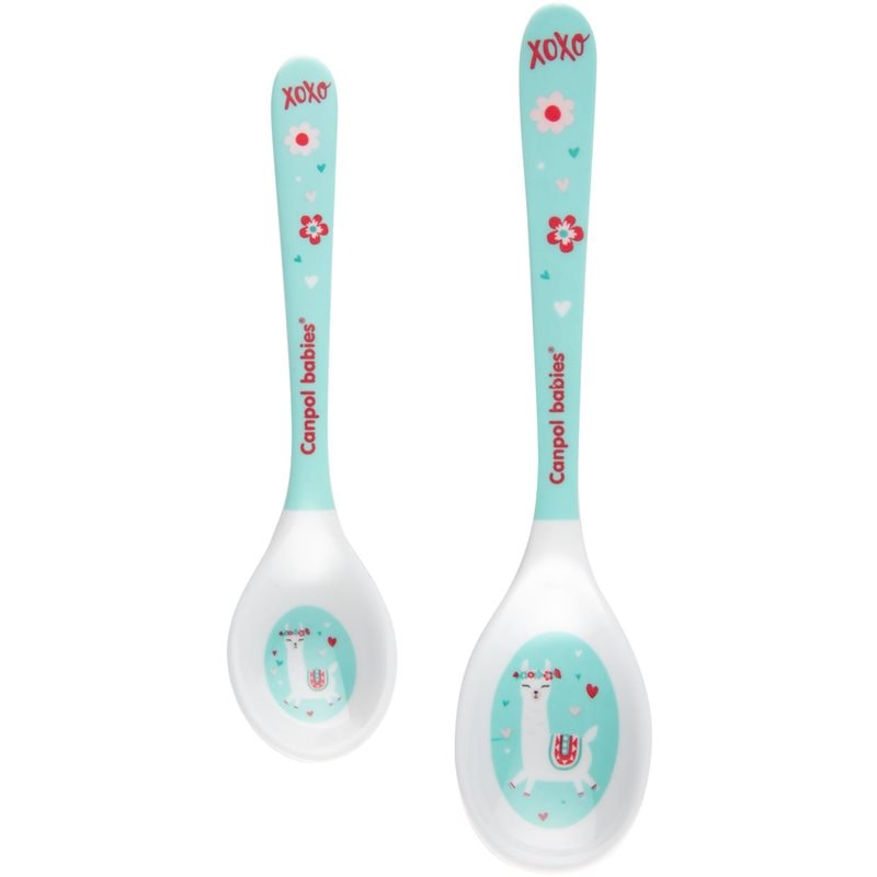 Canpol babies Exotic Animals Spoon лъжичка Turquoise - За деца - Сравни цени от 1 магазин с безплатна доставка