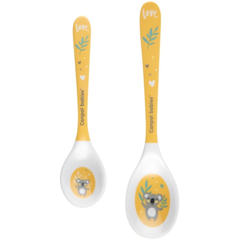 Canpol babies Exotic Animals Spoon лъжичка Yellow - За деца - Сравни цени от 1 магазин с безплатна доставка