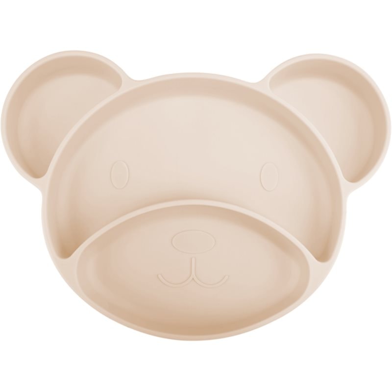 Canpol babies Bear разделена чиния с вендуза Beige - За деца - Сравни цени от 1 магазин с безплатна доставка