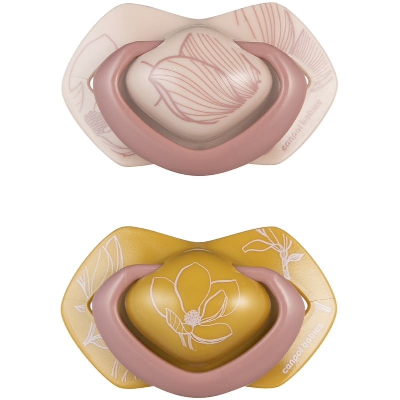 Canpol babies Light Touch Gold биберон 6-18m Pink - За деца - Сравни цени от 1 магазин с безплатна доставка