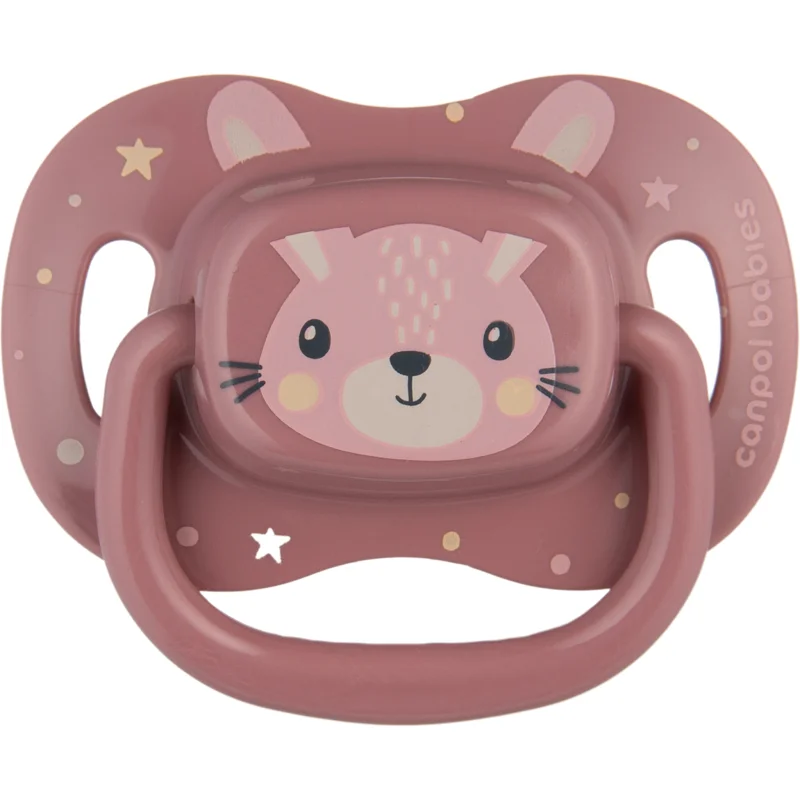 Canpol babies Cute Animals Soother 0-6m биберон Pink - За деца - Сравни цени от 1 магазин с безплатна доставка