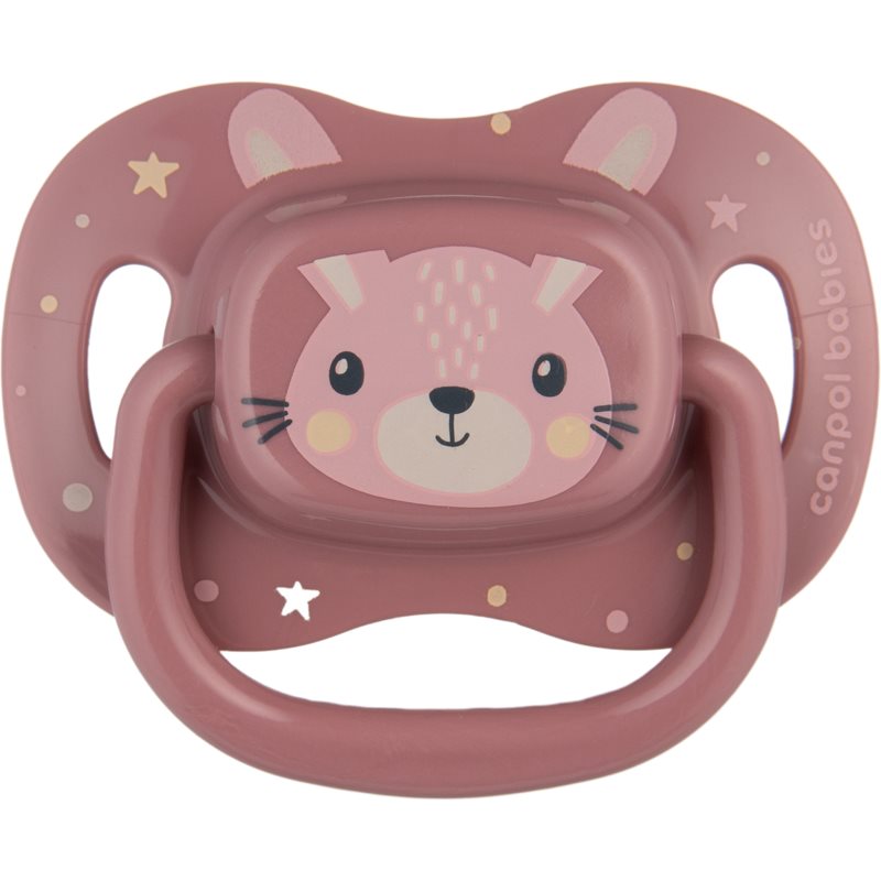 Canpol babies Cute Animals Soother 6-18m биберон Pink - За деца - Сравни цени от 1 магазин с безплатна доставка