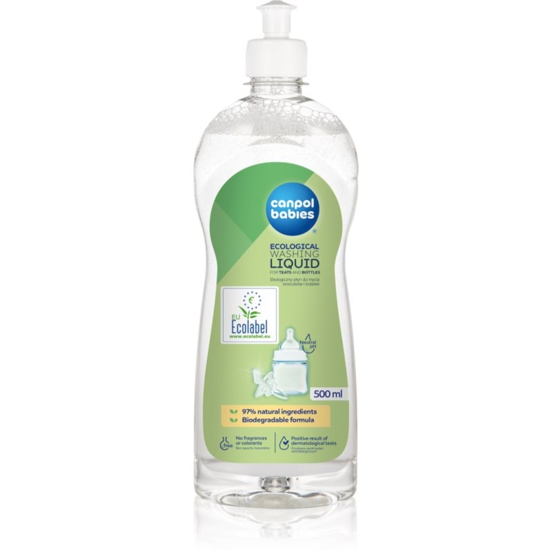 Canpol babies Ecological Washing Liquid почистващ препарат за бебешки аксесоари - Грижа за тяло - Сравни цени от 1 магазин с безплатна доставка