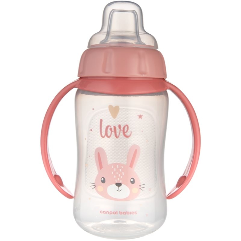 Canpol babies Cute Animals Training Cup преходна чаша Rabbit 6m+ - За деца - Сравни цени от 1 магазин с безплатна доставка