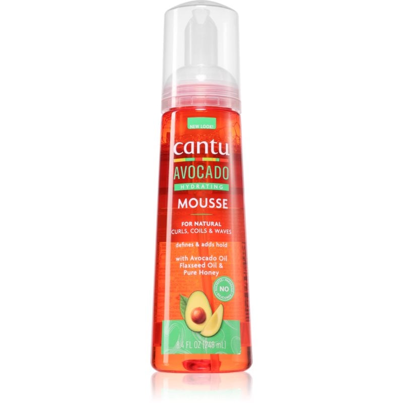 CANTU Avocado Styling Mousse стилизиращ гел за чуплива и къдрава коса