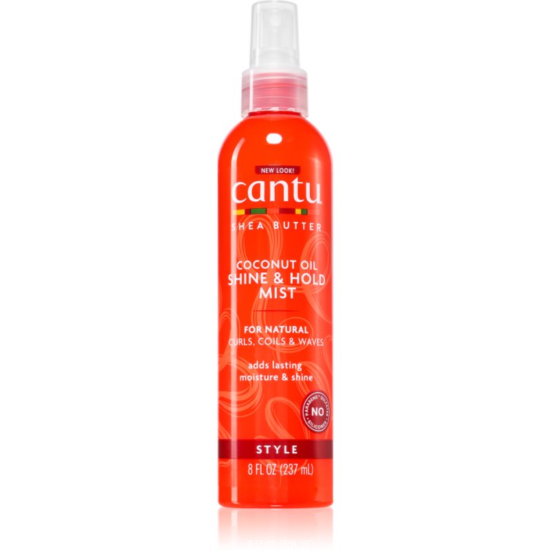 CANTU CANTU Shea Butter Shine & Hold mist хидратираща мъгла за блясък на къдрава и чуплива коса - Унисекс парфюм 237мл - Сравни цени от 1 магазин с безплатна доставка