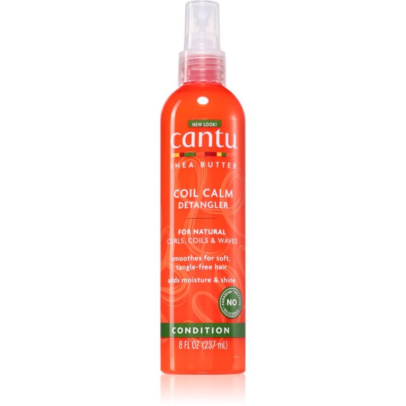 CANTU Shea Butter Detangler спрей за по-лесно разресване на косата за чуплива и къдрава коса