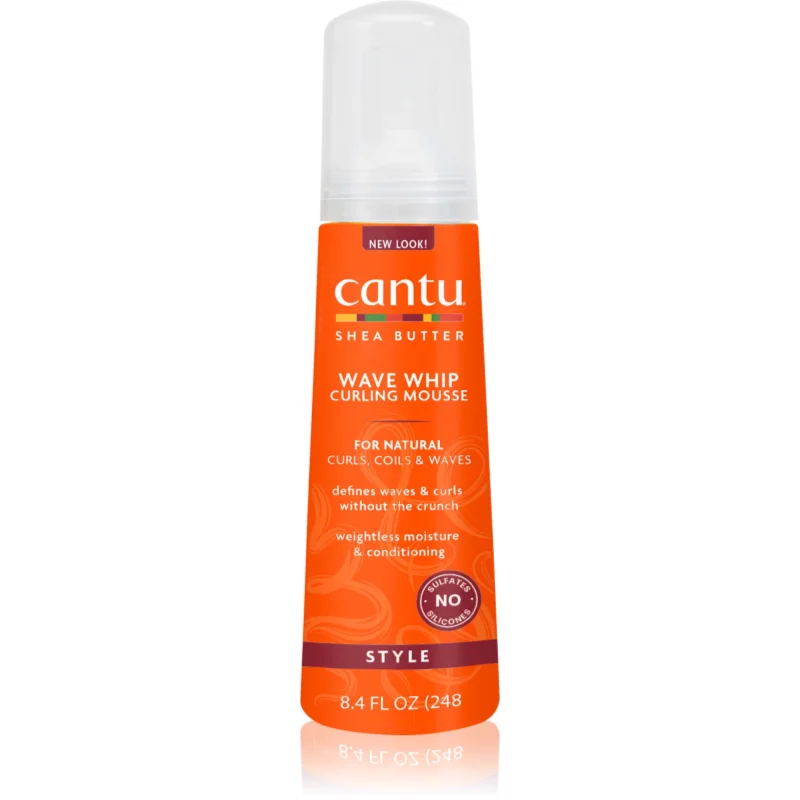 CANTU Shea Butter Curling Mousse стилизираща пяна за къдрава коса