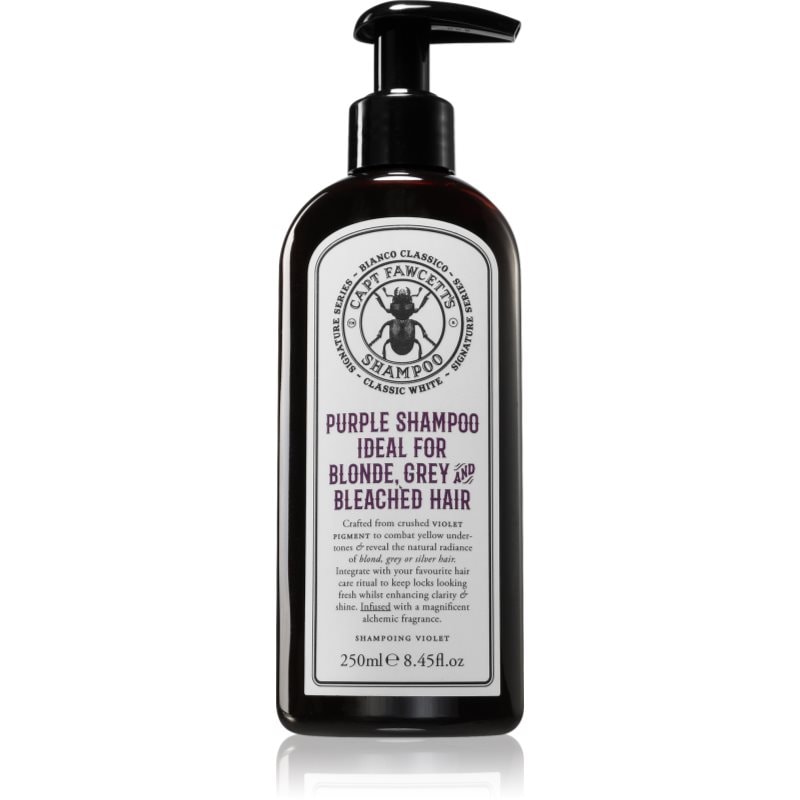 Captain Fawcett Shampoo Purple лилав тониращ шампоан за сива коса - Грижа за коса - Сравни цени от 1 магазин с безплатна доставка