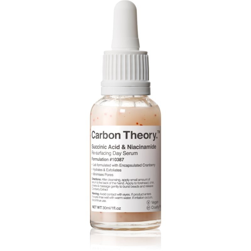 Carbon Theory Succinic Acid & Niacinamide възстановяващ серум за лице за проблемна кожа - Грижа за лице - Сравни цени от 1 магазин с безплатна доставка
