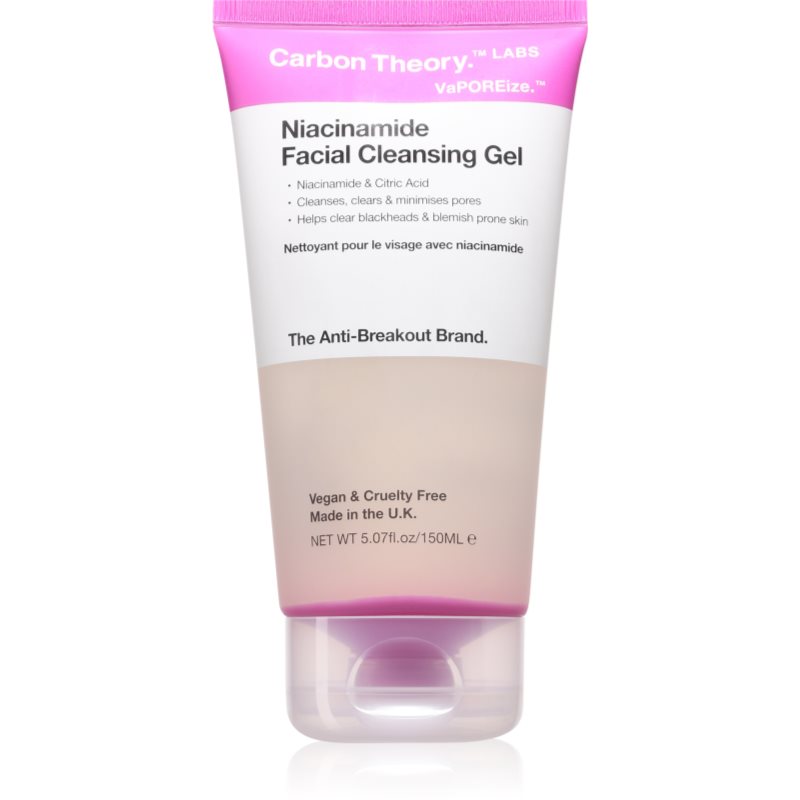Carbon Theory Vaporeize Niacinamide Cleansing Gel дълко почистващ гел с ниацинамид - Грижа за лице - Сравни цени от 1 магазин с безплатна доставка