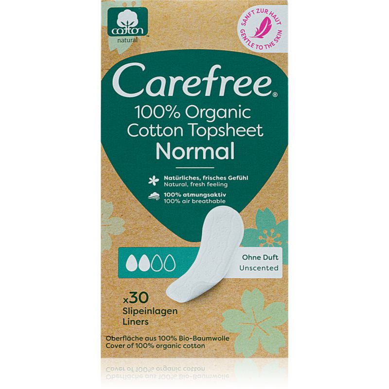 Carefree Organic Cotton Normal дамски превръзки - Грижа за тяло - Сравни цени от 1 магазин с безплатна доставка