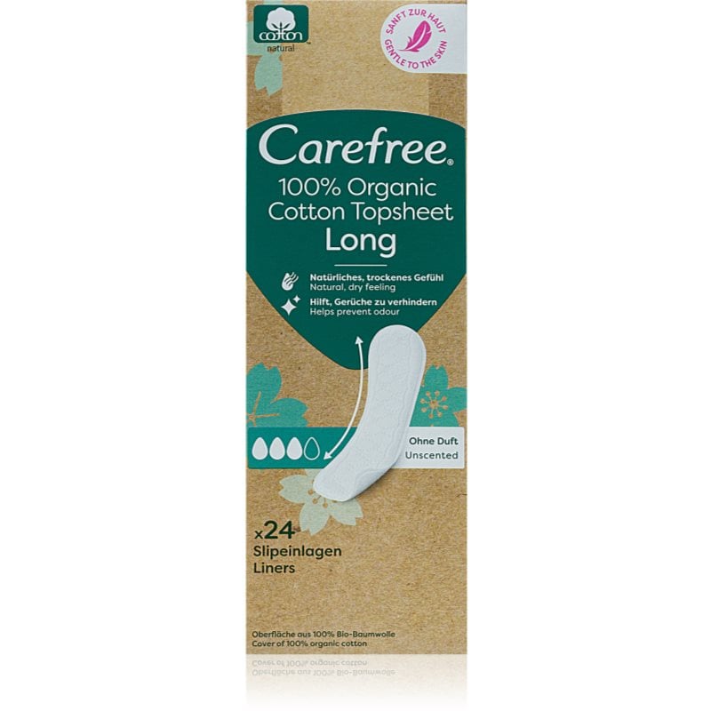 Carefree Organic Cotton Long дамски превръзки